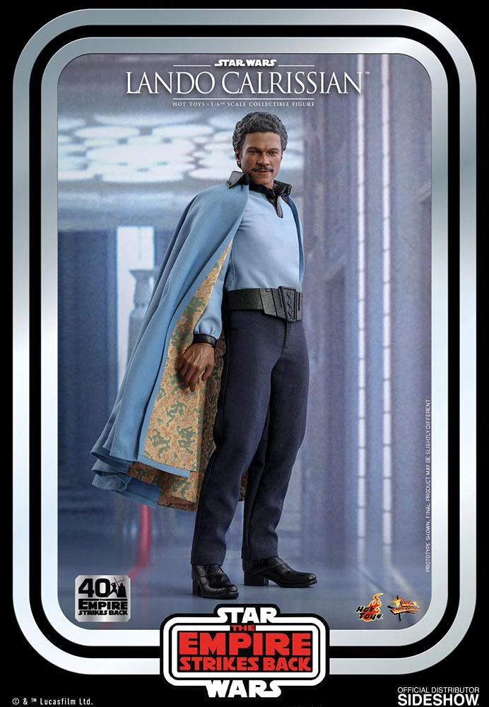 Lando Calrissian (Empire Strikes Back) - Star Wars Hot Toys Collectibles 1/6 Scale Action Figure 7 Lando Calrissian (Empire Strikes Back) - Star Wars Hot Toys Collectibles 1/6 Scale Action Figure - Image 5