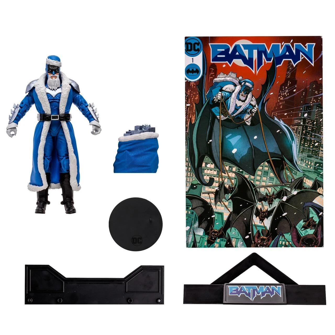 McFarlane *PRE-ORDER DC Multiverse 7 Inch Action Figure - Batman Santa (Blue Variant) (Gold Label) 3 McFarlane *PRE-ORDER DC Multiverse 7 Inch Action Figure - Batman Santa (Blue Variant) (Gold Label) - Image 2