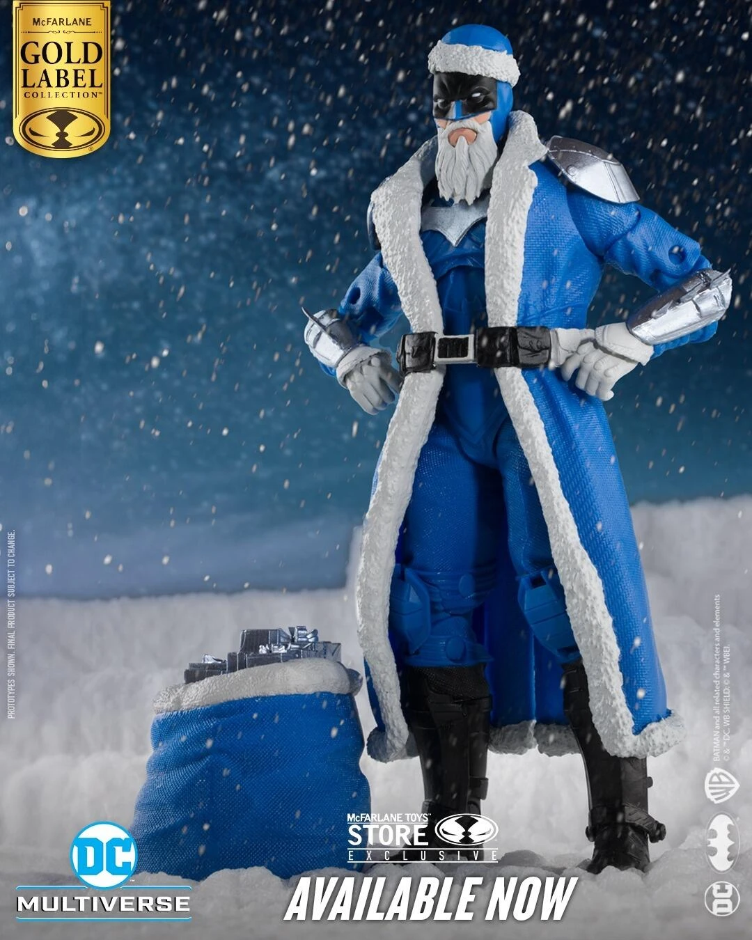 McFarlane *PRE-ORDER DC Multiverse 7 Inch Action Figure - Batman Santa (Blue Variant) (Gold Label) 5 McFarlane *PRE-ORDER DC Multiverse 7 Inch Action Figure - Batman Santa (Blue Variant) (Gold Label) - Image 4