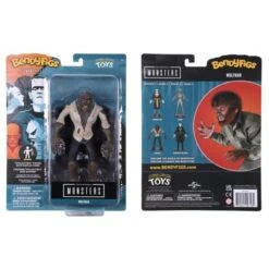 Noble Collection Universal Monsters Bendyfigs Action Figure - Wolfman -Hasbro Store nn1164 b w 600x600 1