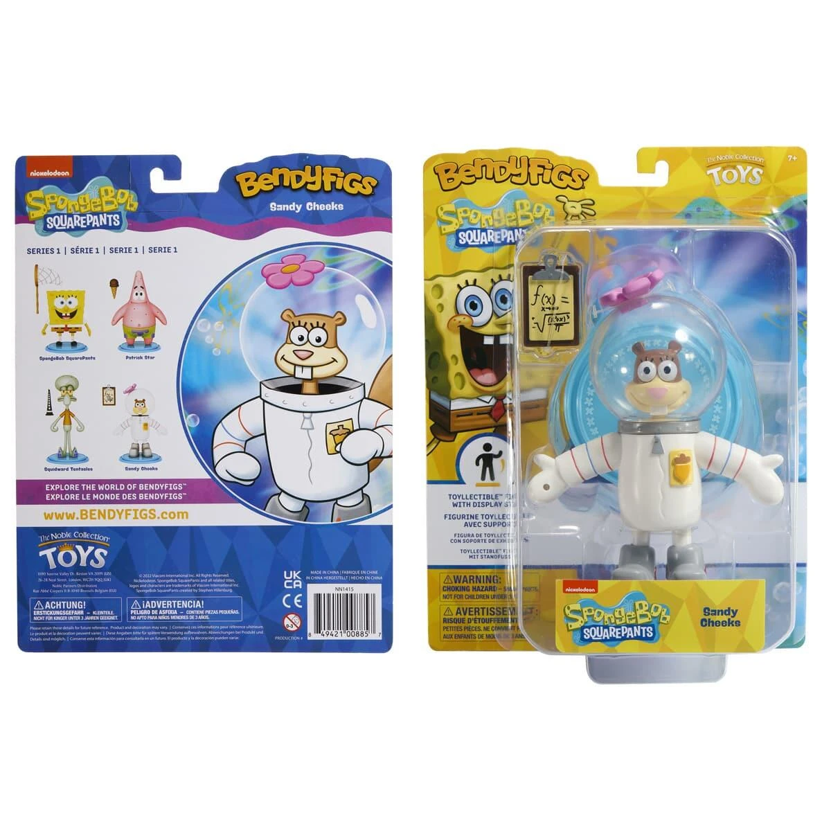 Noble Collection Spongebob Bendyfigs Action Figure - Sandy Cheeks 5 Noble Collection Spongebob Bendyfigs Action Figure - Sandy Cheeks - Image 3