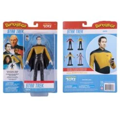 Noble Collection Star Trek: The Next Generation Bendyfigs Action Figure - Lieutenant Commander Data 7 Noble Collection Star Trek: The Next Generation Bendyfigs Action Figure - Lieutenant Commander Data -Hasbro Store nn1506 b w