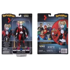 Noble Collection DC Bendyfigs Action Figure - Harley Quinn Rebirth 7 Noble Collection DC Bendyfigs Action Figure - Harley Quinn Rebirth -Hasbro Store nn4062 b w