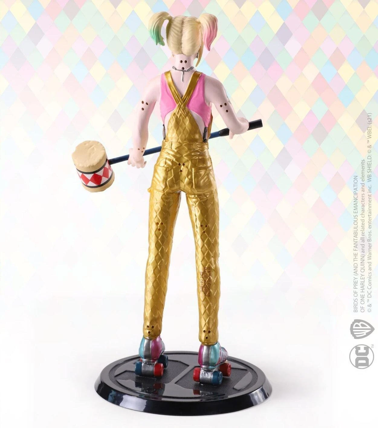 Noble Collection DC Bendyfigs Action Figure - Harley Quinn (Birds Of Prey) 5 Noble Collection DC Bendyfigs Action Figure - Harley Quinn (Birds Of Prey) - Image 3