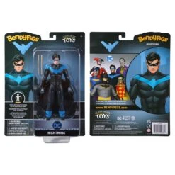 Noble Collection DC Bendyfigs Action Figure - Nightwing 7 Noble Collection DC Bendyfigs Action Figure - Nightwing -Hasbro Store nn4784 b w
