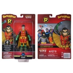Noble Collection DC Bendyfigs Action Figure - Robin 7 Noble Collection DC Bendyfigs Action Figure - Robin -Hasbro Store nn4785 b w