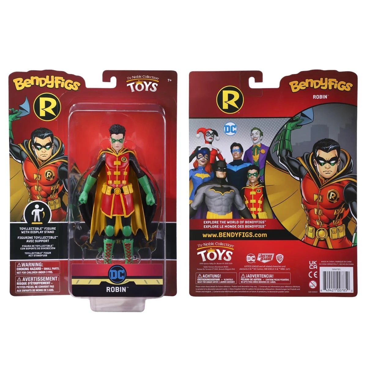 Noble Collection DC Bendyfigs Action Figure - Robin 5 Noble Collection DC Bendyfigs Action Figure - Robin - Image 3