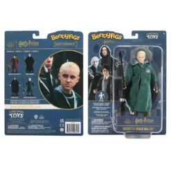 Noble Collection Harry Potter Bendyfigs Action Figure - Draco Malfoy (Quidditch) -Hasbro Store nn7373 b