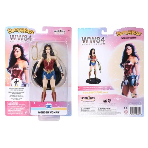 Noble Collection Wonder Woman 84 Bendyfigs Action Figure - Wonder Woman 5 Noble Collection Wonder Woman 84 Bendyfigs Action Figure - Wonder Woman - Image 3