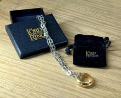 The Lord Of The Rings Noble Collection- The One Ring Replica Necklace -Hasbro Store one ring costume