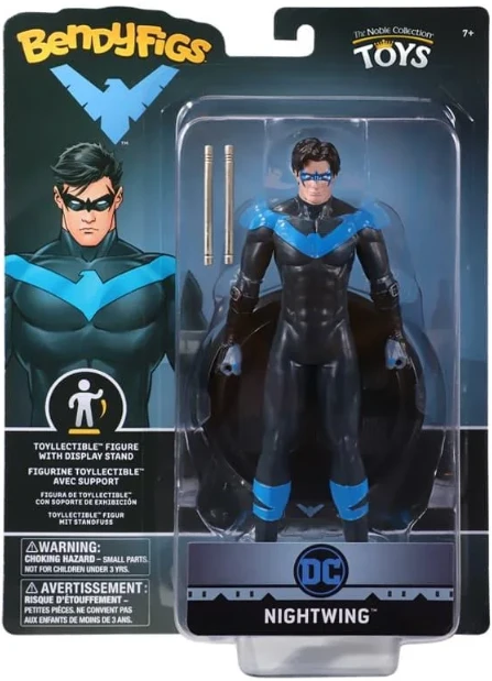 Noble Collection DC Bendyfigs Action Figure - Nightwing 3 Noble Collection DC Bendyfigs Action Figure - Nightwing