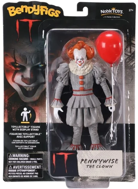 Noble Collection IT Bendyfigs Action Figure - Pennywise The Clown 3 Noble Collection IT Bendyfigs Action Figure - Pennywise The Clown
