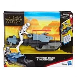 Hasbro Star Wars Galaxy Of Adventure - First Order Driver & Treadspeeder