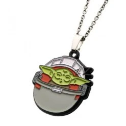 Star Wars The Mandalorian THE CHILD SLEEPING PENDANT NECKLACE -Hasbro Store swman2yodapnk04 1 800x800 1