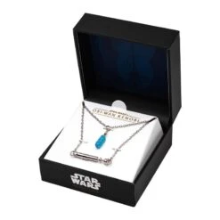 STAR WARS Kenobi - Obi-Wan Lightsaber Hilt Pendant Necklace Twin Set