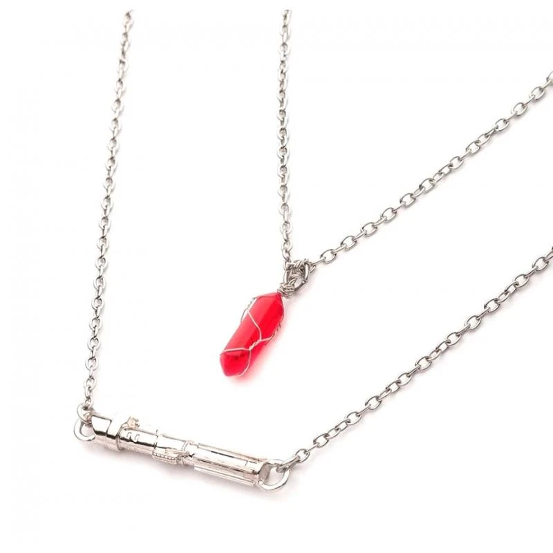 STAR WARS Kenobi - Darth Vader Lightsaber Hilt Pendant Necklace Twin Set 4 STAR WARS Kenobi - Darth Vader Lightsaber Hilt Pendant Necklace Twin Set - Image 2