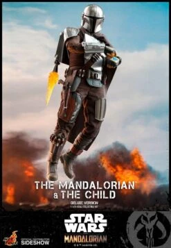 The Mandalorian And The Child (Deluxe) Figure Set- Star Wars Hot Toys Collectibles 1/6 Scale Action Figure -Hasbro Store the mandalorian and the child deluxe star wars gallery 5e724fcb2