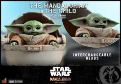 The Mandalorian And The Child (Deluxe) Figure Set- Star Wars Hot Toys Collectibles 1/6 Scale Action Figure -Hasbro Store the mandalorian and the child deluxe star wars gallery 5e725013a