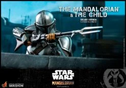 The Mandalorian And The Child (Deluxe) Figure Set- Star Wars Hot Toys Collectibles 1/6 Scale Action Figure -Hasbro Store the mandalorian and the child deluxe star wars gallery 5e725014a