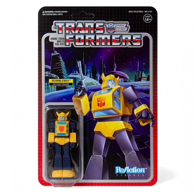 SUPER7 Transformers ReAction Action Figure Wave 1 - Bumblebee 3 SUPER7 Transformers ReAction Action Figure Wave 1 - Bumblebee
