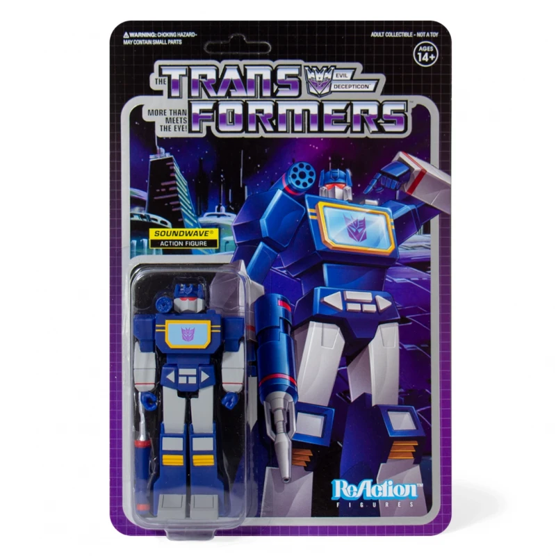 SUPER7 Transformers ReAction Action Figure Figure - Soundwave 3 SUPER7 Transformers ReAction Action Figure Figure - Soundwave