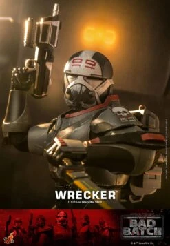 *PRE-ORDER Wrecker - Star Wars: The Bad Batch Hot Toys Collectibles 1/6 Scale Action Figure -Hasbro Store wrecker star wars gallery 640772cc71276